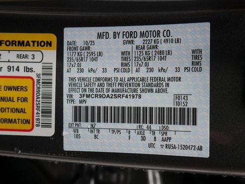 New 2025 Ford Bronco Sport Badlands w/ Sasquatch Badlands Package image 27