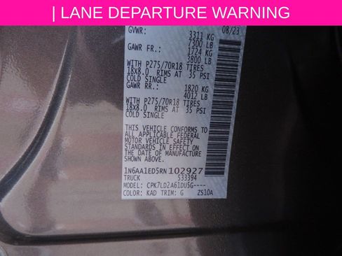 Certified 2024 Nissan Titan PRO-4X w/ Pro-4x Convenience Package image 19