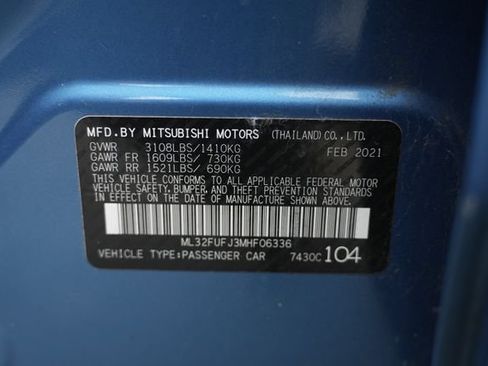 Used 2021 Mitsubishi Mirage G4 ES FWD image 49