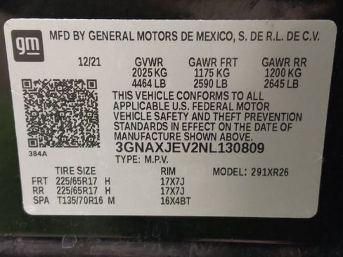 Used 2022 Chevrolet Equinox LT w/ Driver Convenience Package image 33