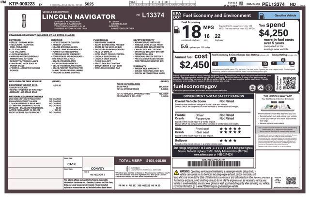Used 2023 Lincoln Navigator L Reserve AWD/4WD image 11