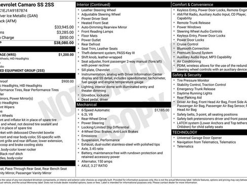 Used 2010 Chevrolet Camaro SS w/ RS Package image 23