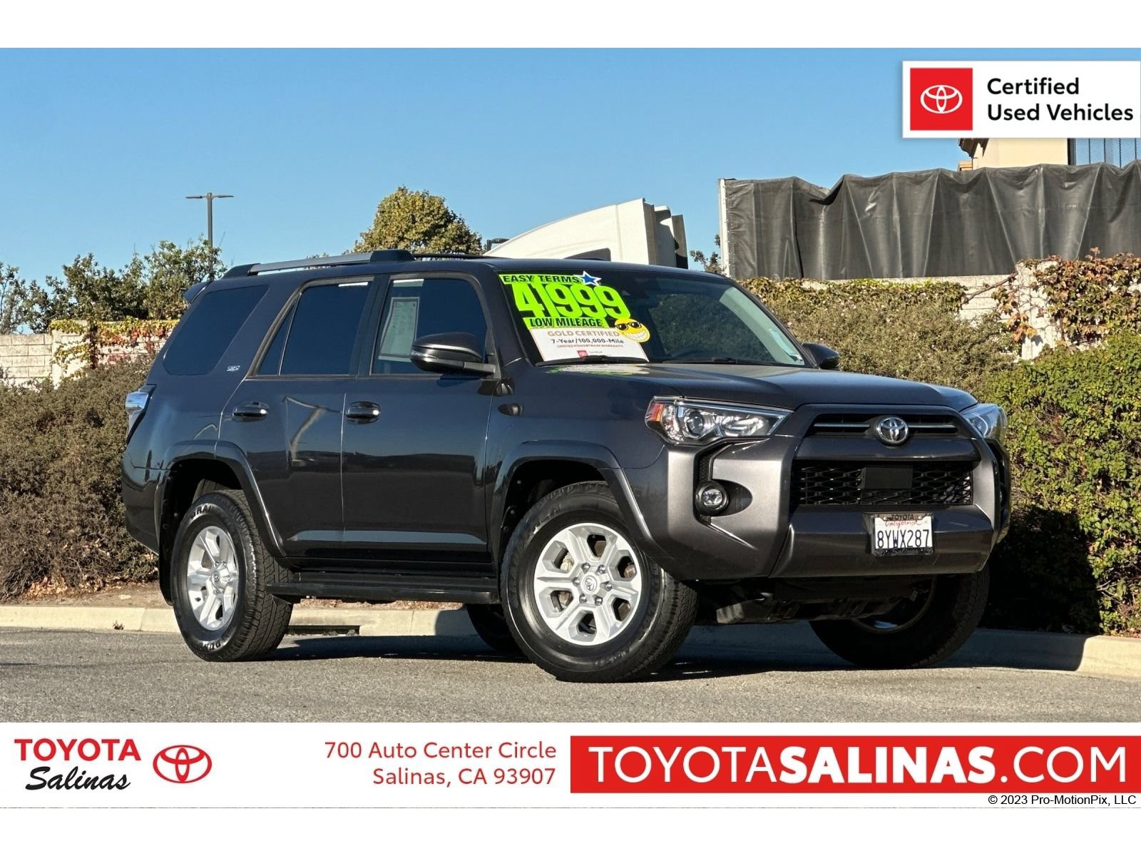 Certified 2022 Toyota 4Runner SR5 Premium w/ Moonroof Package RWD image 1