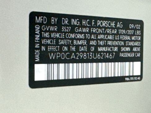 Used 2003 Porsche Boxster 2dr Roadster 5-Spd Manual image 24