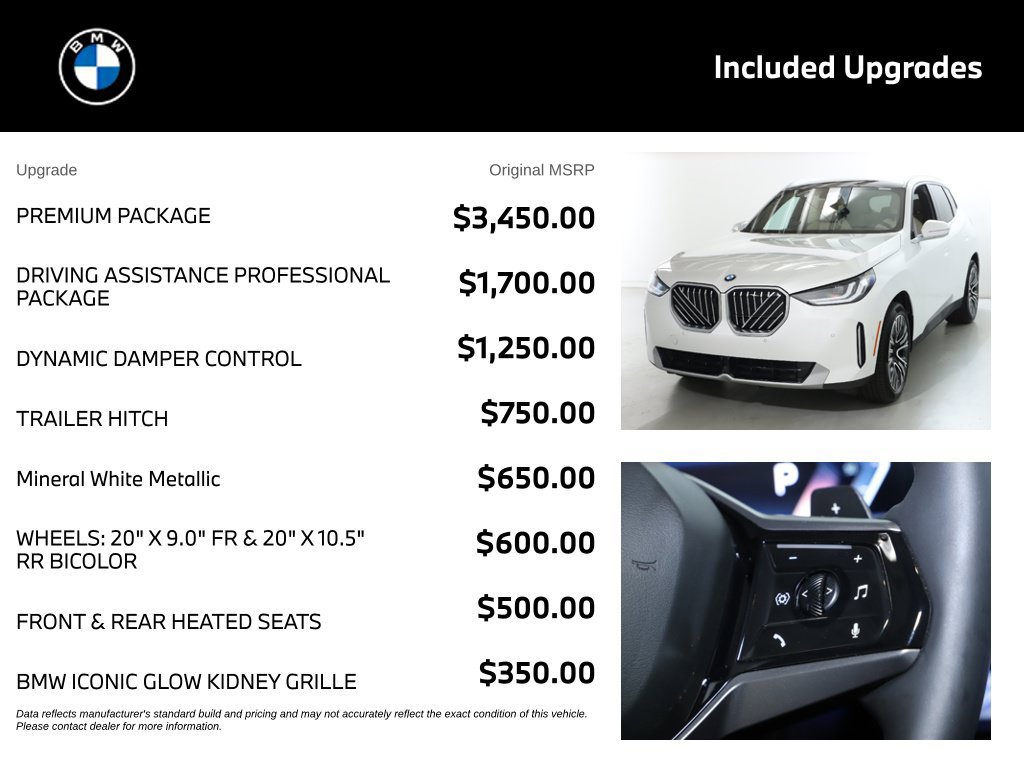 Used 2026 BMW X3 xDrive30i w/ Premium Package AWD/4WD image 4