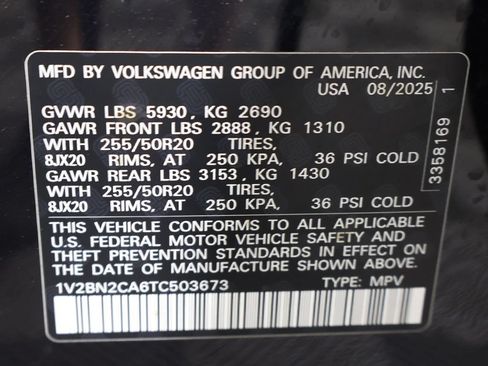 Used 2026 Volkswagen Atlas SEL AWD/4WD image 62