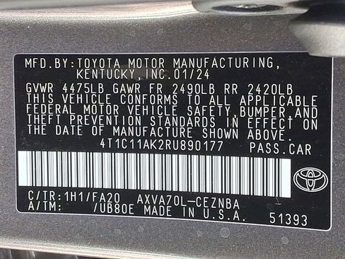 Used 2024 Toyota Camry LE image 27