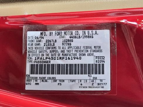 Used 1994 Ford Mustang GT image 31