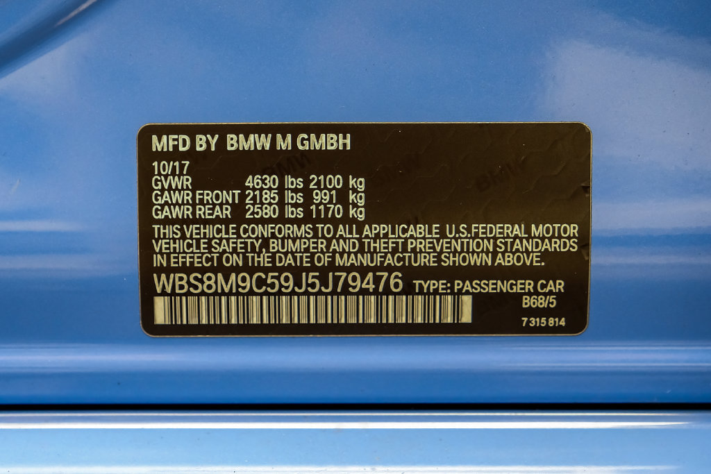 Used 2018 BMW M3 RWD image 75