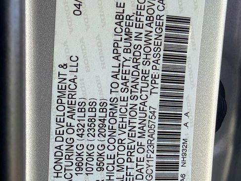 Certified 2024 Honda Accord LX image 32