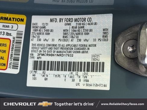 Used 2022 Ford Bronco Sport Big Bend w/ Convenience Package AWD/4WD image 38
