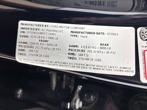 Used 2023 Ford F150 Tremor w/ 360 Degree Camera Package image 24