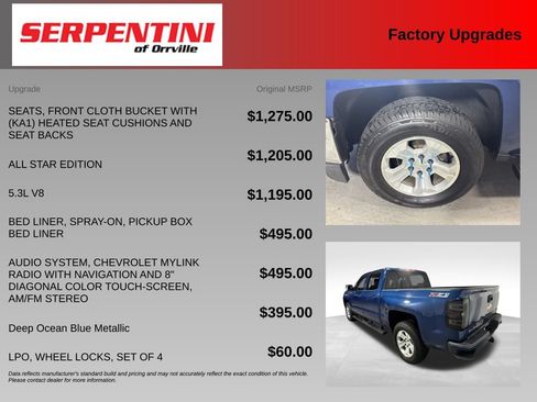 Used 2017 Chevrolet Silverado 1500 LT w/ All Star Edition AWD/4WD image 6