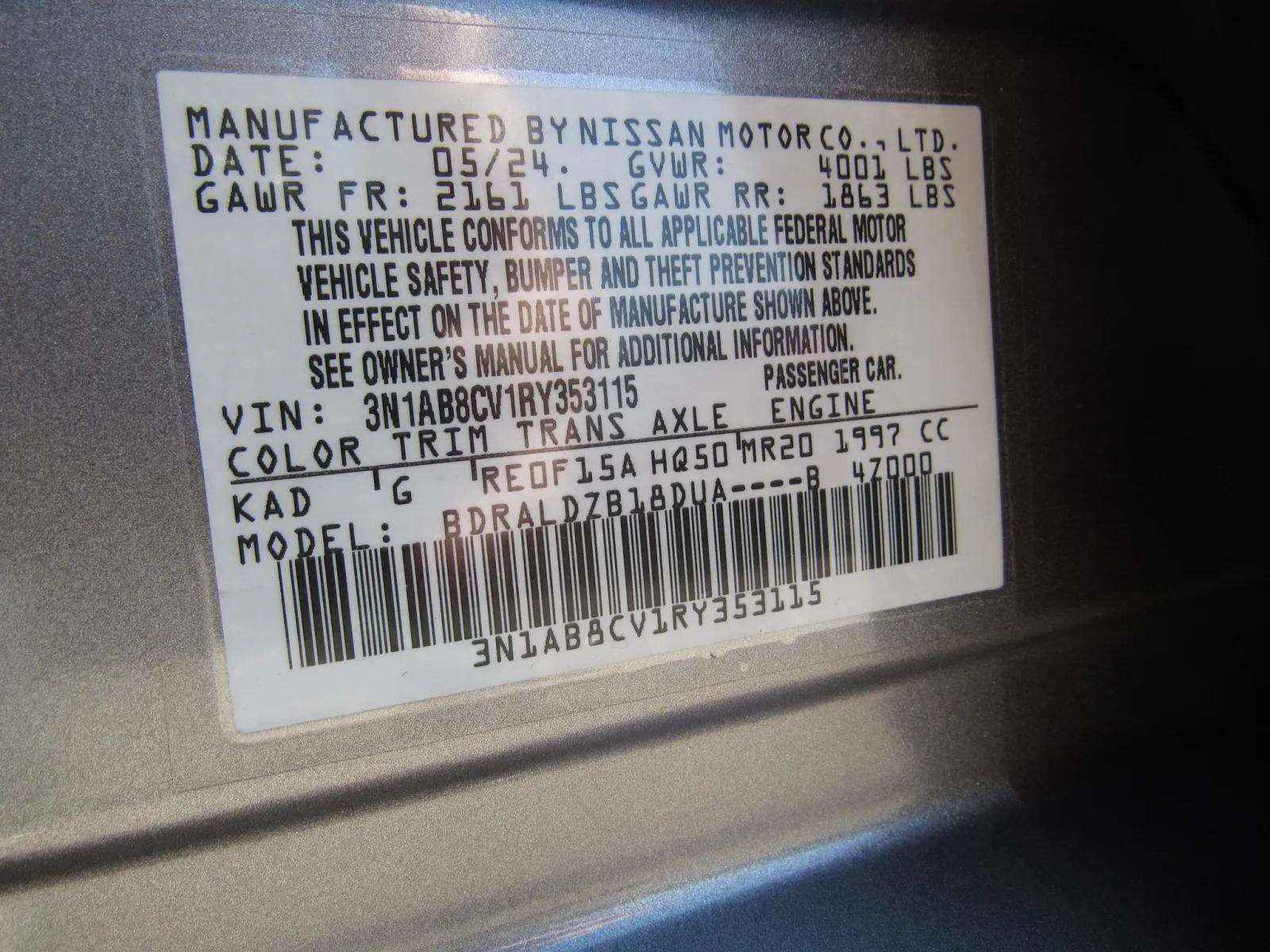 Used 2024 Nissan Sentra SV FWD image 26