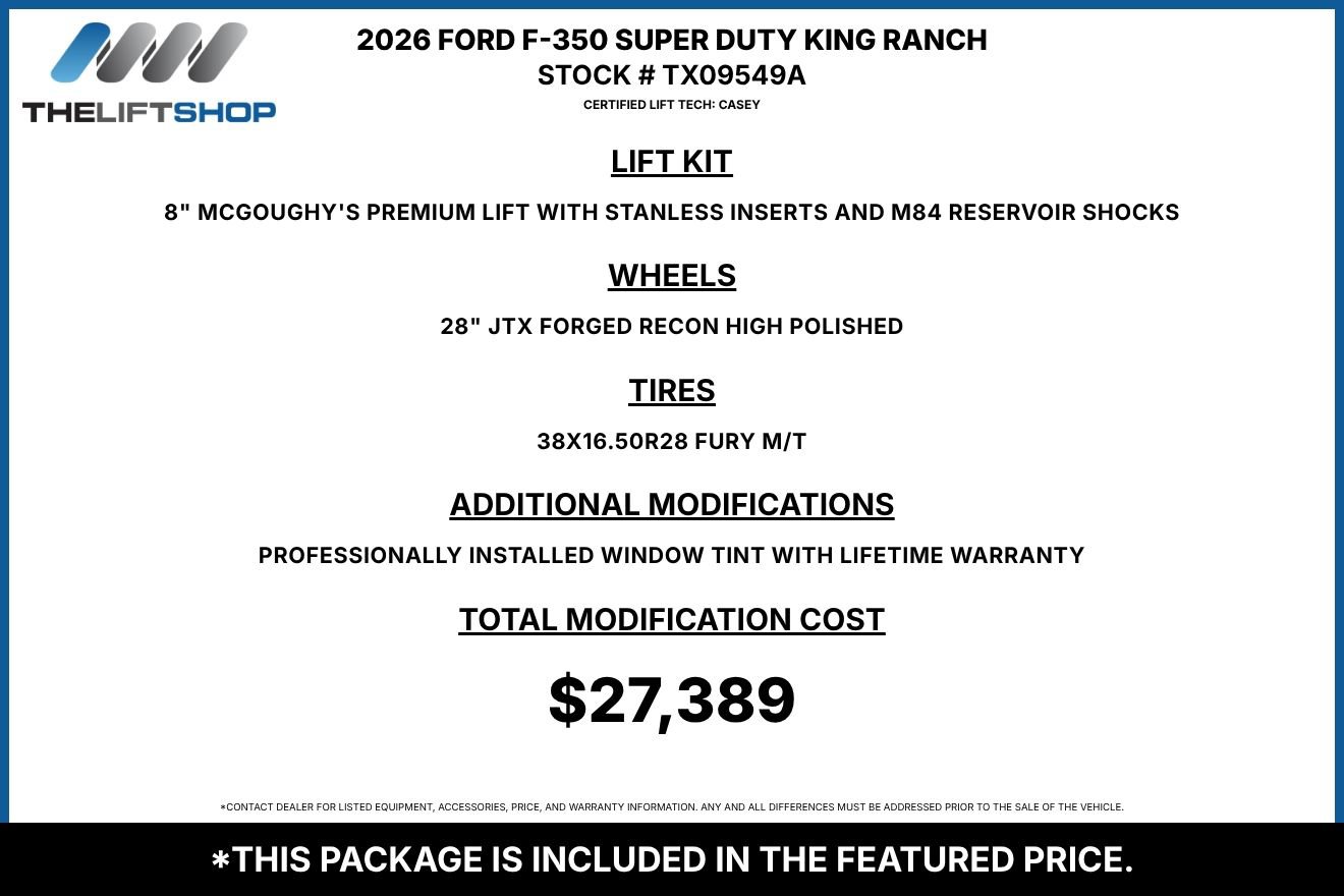 Used 2026 Ford F350 King Ranch w/ Chrome Package AWD/4WD image 2
