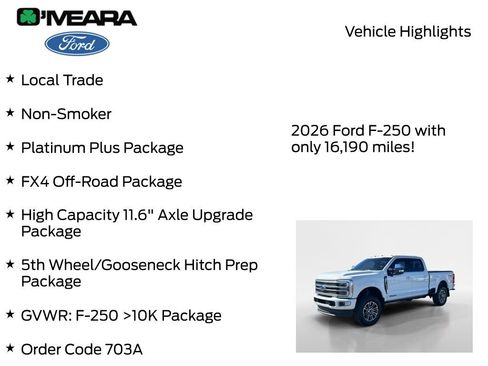 Used 2026 Ford F250 Platinum w/ Platinum Plus Package image 8