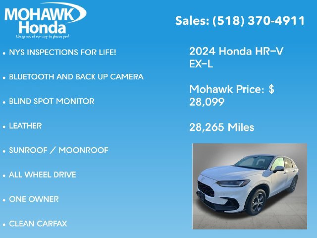 Certified 2024 Honda HR-V EX-L image 8