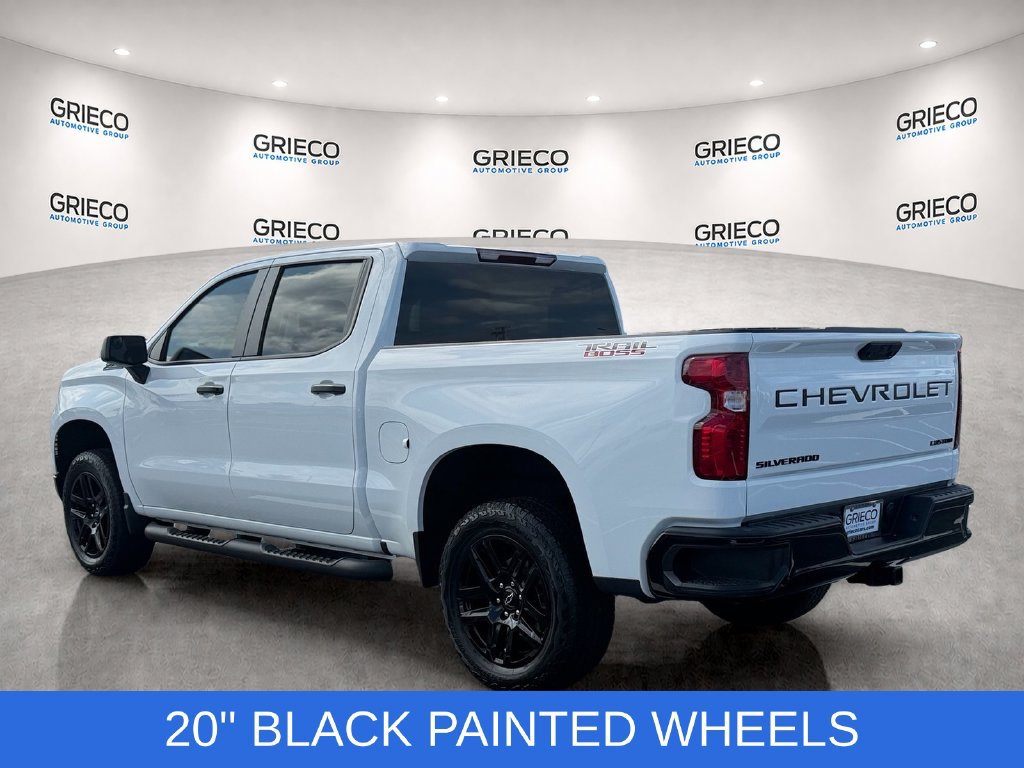 Certified 2024 Chevrolet Silverado 1500 Custom Trail Boss w/ Turbomax Blackout Package AWD/4WD image 5