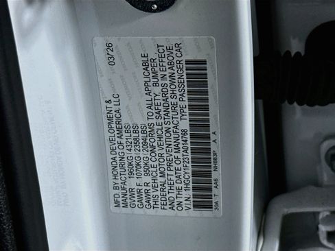 Used 2026 Honda Accord LX image 35