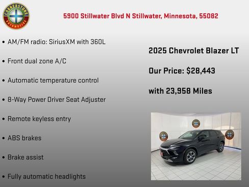 Used 2025 Chevrolet Blazer LT AWD/4WD image 10