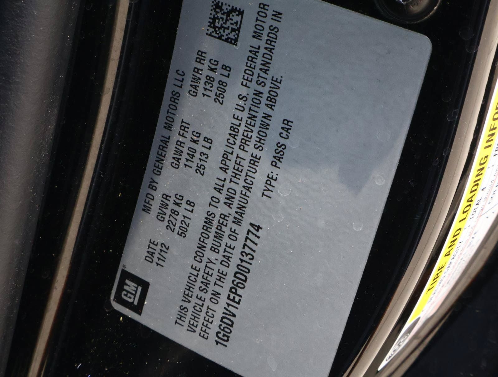 Used 2013 Cadillac CTS V w/ Wood Trim Package RWD image 18