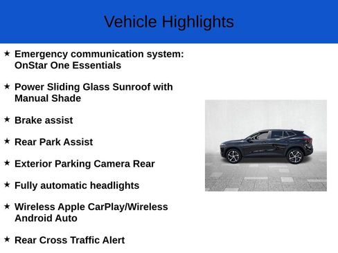 New 2026 Chevrolet Trax RS w/ Sunroof Package FWD image 3