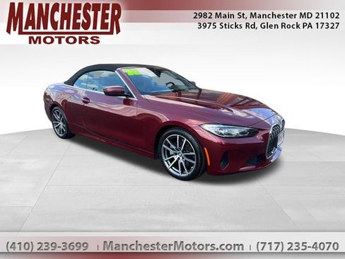 Used 2022 BMW 430i xDrive Convertible w/ Premium Package 2 AWD/4WD image 1