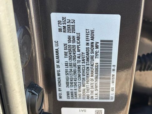 Certified 2020 Honda Passport Touring image 40