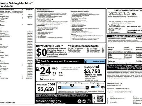 Used 2025 BMW X4 xDrive30i image 2