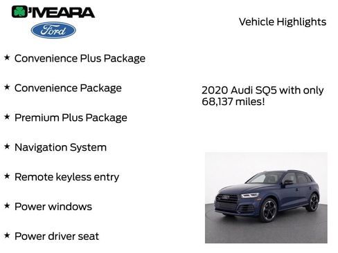 Used 2020 Audi SQ5 Premium Plus w/ Premium Plus Package AWD/4WD image 8