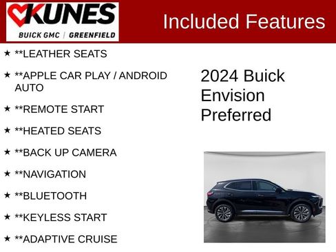 Used 2024 Buick Envision Preferred AWD/4WD image 2