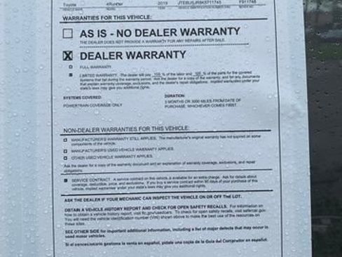Used 2019 Toyota 4Runner SR5 AWD/4WD image 31