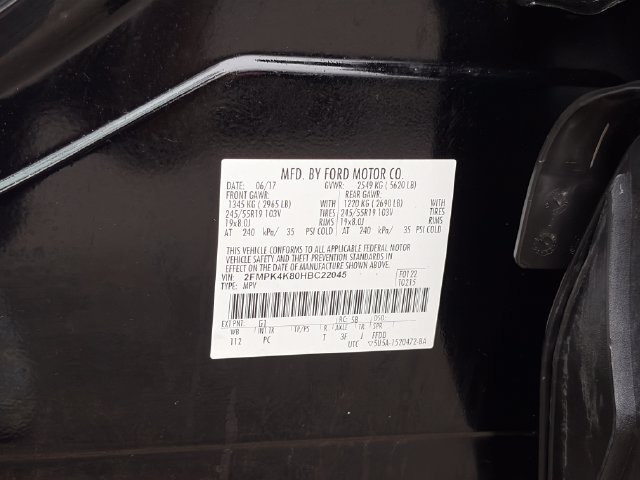 Used 2017 Ford Edge Titanium w/ Equipment Group 301A AWD/4WD image 56