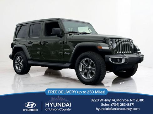 Used 2021 Jeep Wrangler Unlimited Sahara image 1
