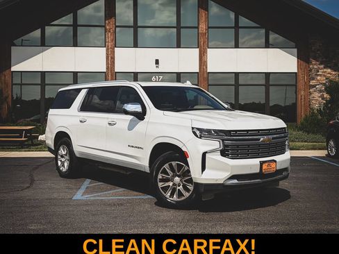 Used 2021 Chevrolet Suburban Premier w/ Max Trailering Package AWD/4WD image 1