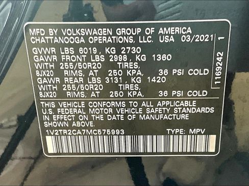 Used 2021 Volkswagen Atlas SEL Premium AWD/4WD image 19