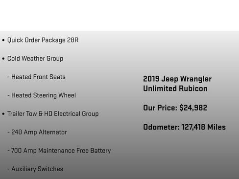 Used 2019 Jeep Wrangler Unlimited Rubicon AWD/4WD image 6
