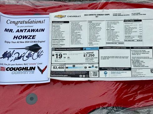 Certified 2024 Chevrolet Corvette Stingray Premium Cpe w/ 3LT RWD image 46