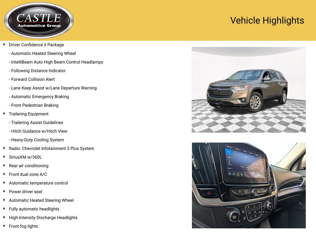 Used 2020 Chevrolet Traverse LT w/ Driver Confidence II Package AWD/4WD image 4