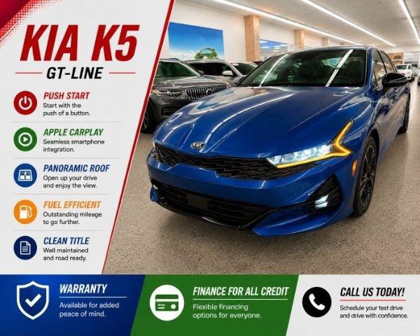 Used 2021 Kia K5 GT-Line AWD/4WD image 1