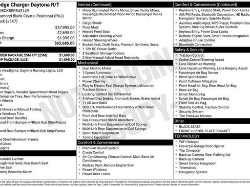 New 2025 Dodge Charger R/T w/ Quick Order Package 25M R/T image 23