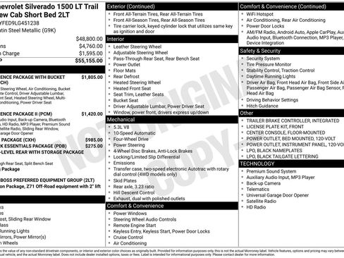 Used 2020 Chevrolet Silverado 1500 LT Trail Boss AWD/4WD image 4