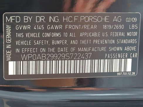 Used 2009 Porsche 911 Carrera 4S image 53