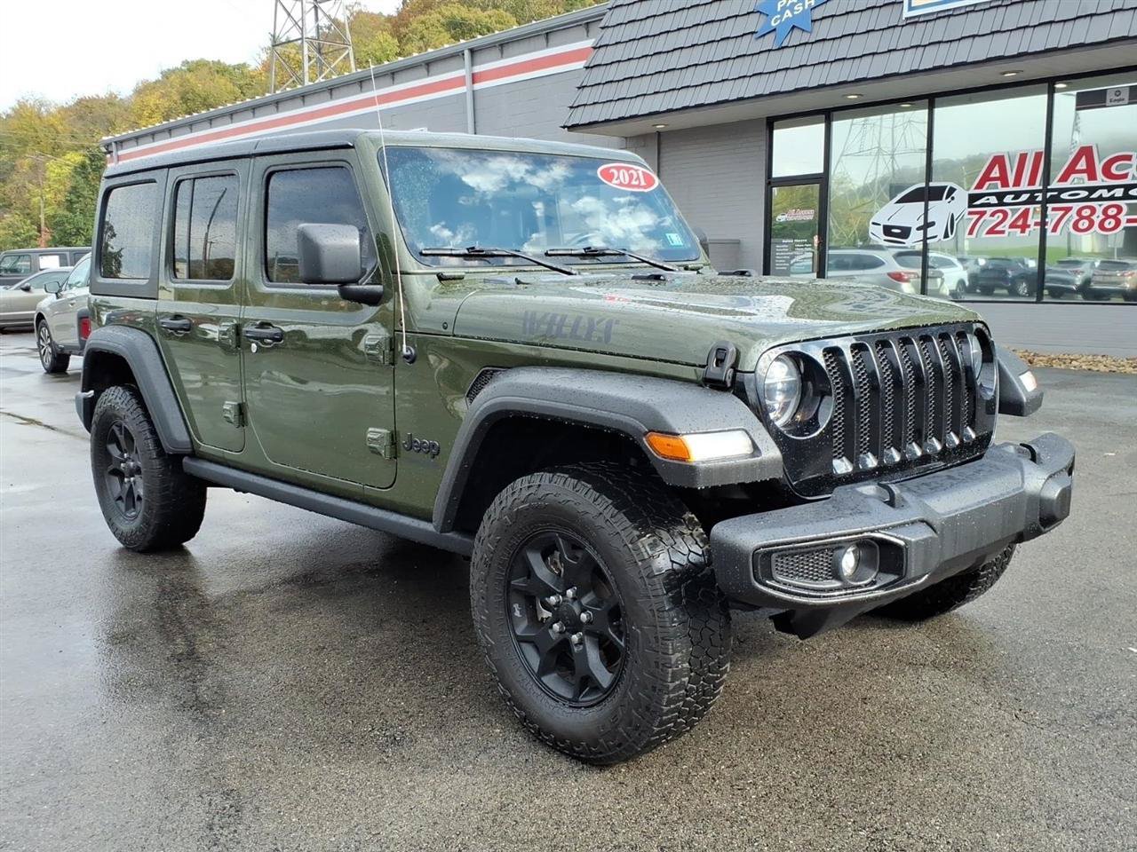 Used 2021 Jeep Wrangler Unlimited Sport AWD/4WD image 2
