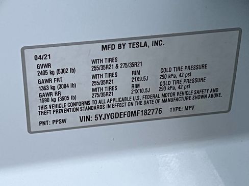 Used 2021 Tesla Model Y Performance image 35