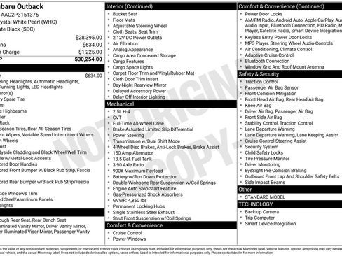 Used 2023 Subaru Outback 2.5i image 6