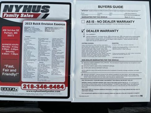 Used 2023 Buick Envision Essence image 53