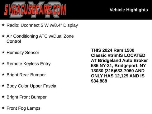 Used 2024 RAM 1500 Tradesman w/ Tradesman SXT Package AWD/4WD image 8
