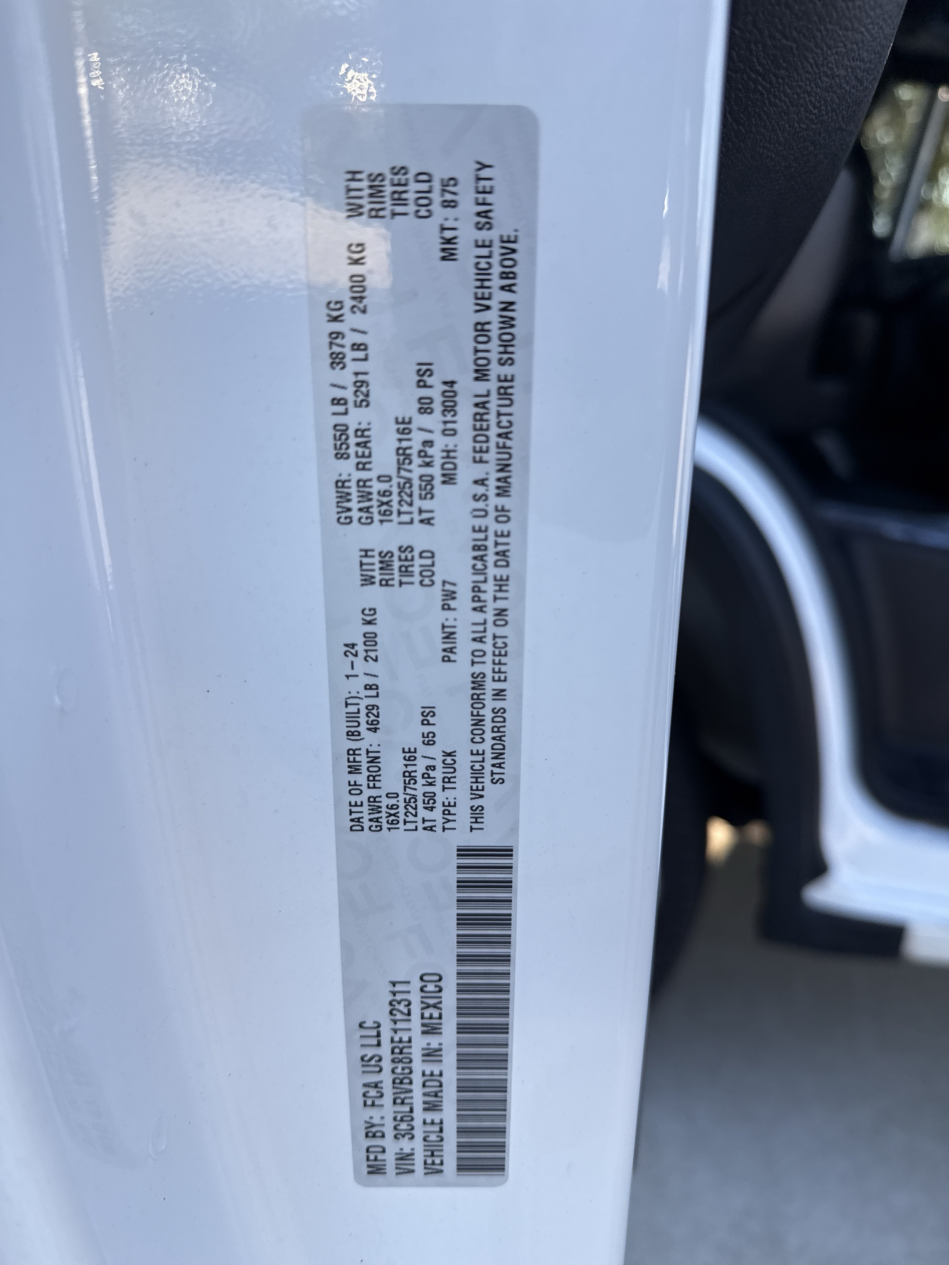Used 2024 RAM ProMaster 1500 w/ Safety Group FWD image 34