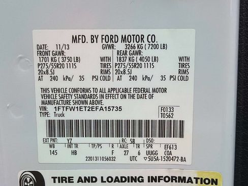 Used 2014 Ford F150 Lariat w/ Lariat Chrome Package AWD/4WD image 34